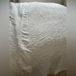 White King size duvet cover.